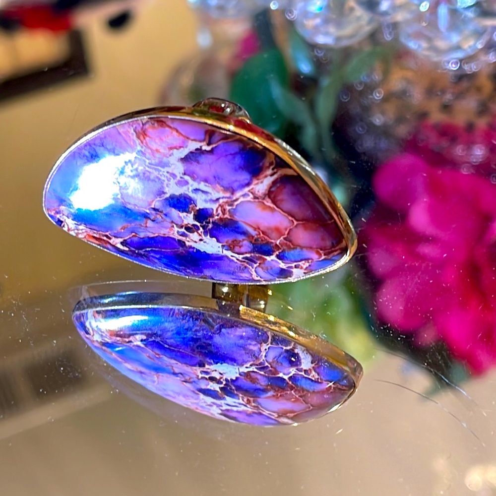 Purple Agate Ring - image 4